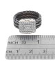 Charriol Celtic Noir Nautica Cable Diamond Ring
